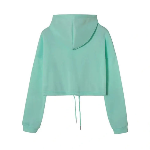 Women’s Winter and Autumn Two-Piece Tracksuit - Oversized Sweatshirt Solid Color Sportswear Hoodie - Warms Hoodies